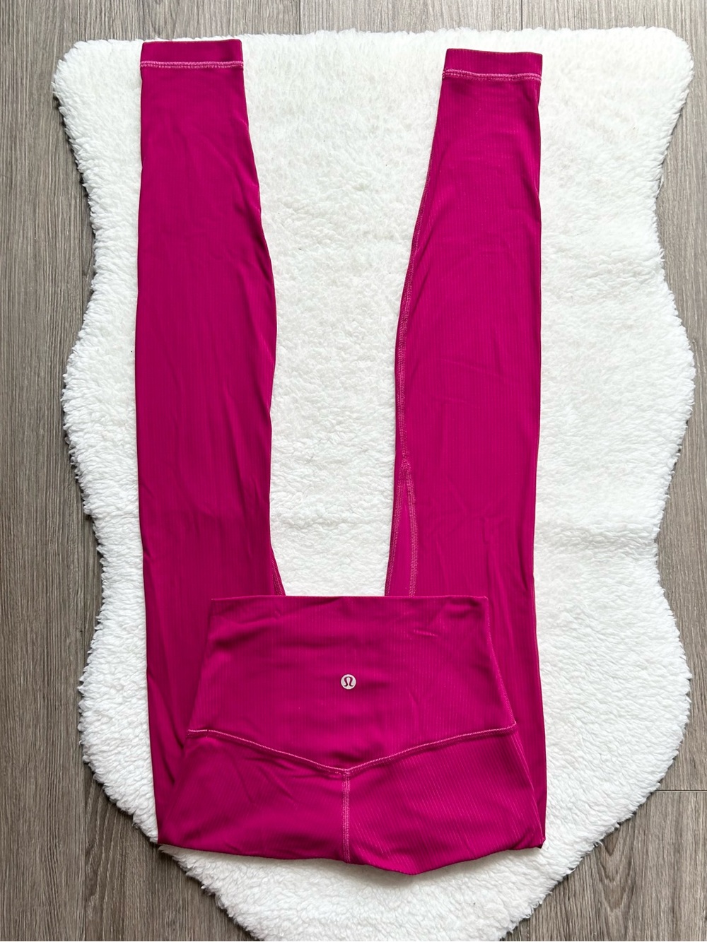 lululemon Align Ribbed Wild Berry High-Rise Leggings